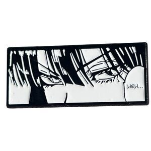 Anime Manga Girl Eyes Comic Strip Enamel Pin